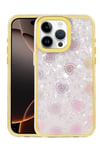 Mey İthalat®   iPhone 14 Pro Max Lumi Desenli Kapak - Sarı