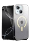 Mey İthalat®   iPhone 14 Pummel Shiny Magsafe Kapak - Siyah