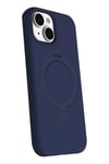 Mey İthalat®   iPhone 14 Regal Magsafe Standlı Kapak - Lacivert