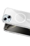 Mey İthalat®   iPhone 14 Sora Simli Magsafe Kapak - Beyaz