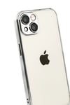 Mey İthalat®   iPhone 15  Lensli Silikon - Titan Gri