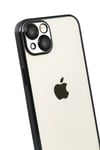 Mey İthalat®   iPhone 15  Lensli Silikon - Siyah