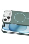 Mey İthalat®   iPhone 15 Export Magsafe Kapak - Turkuaz