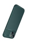 Mey İthalat®   iPhone 15 Kılıf Auto Focus Karbon Kapak - Yeşil