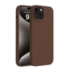 Mey İthalat®   iPhone 15 Kılıf First Silikon - Kahverengi