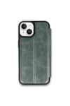 Mey İthalat®   iPhone 15 Kılıf Flip Cover - Koyu Yeşil