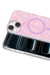 Mey İthalat®   iPhone 15 Mila Dalgalı Magsafe Kapak - Lila
