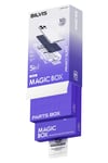 Mey İthalat®   iPhone 15 Pro Bilvis 5in1 5D Magic Hayalet Cam Ekran Koruyucu - Siyah