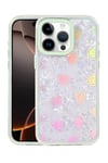 Mey İthalat®   iPhone 15 Pro Lumi Desenli Kapak - Yeşil