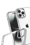 Mey İthalat®   iPhone 15 Pro Max  Lensli Silikon - Gümüş