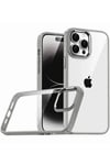 Mey İthalat®   iPhone 15 Pro Max  Lensli Silikon - Titan Gri