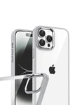 Mey İthalat®   iPhone 15 Pro Max  Lensli Silikon - Gümüş