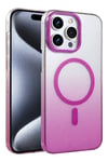 Mey İthalat®   iPhone 15 Pro Max Glossy Magsafe Kapak - Mor