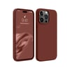 Mey İthalat®   iPhone 15 Pro Max Kılıf First Silikon - Bordo