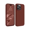 Mey İthalat®   iPhone 15 Pro Max Kılıf First Silikon - Bordo