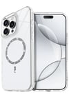 Mey İthalat®   iPhone 15 Pro Max Live Diamond Magsafe Kapak - Şeffaf