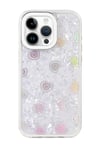 Mey İthalat®   iPhone 15 Pro Max Lumi Desenli Kapak - Beyaz