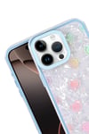 Mey İthalat®   iPhone 15 Pro Max Lumi Desenli Kapak - Mavi