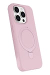 Mey İthalat®   iPhone 15 Pro Max Regal Magsafe Standlı Kapak - Açık Pembe