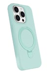 Mey İthalat®   iPhone 15 Pro Max Regal Magsafe Standlı Kapak - Su Yeşili