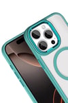 Mey İthalat®   iPhone 15 Pro Max Terea Magsafe Kapak - Yeşil