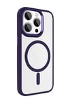 Mey İthalat®   iPhone 15 Pro Max Terea Magsafe Kapak - Derin Mor