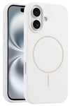 Mey İthalat®   iPhone 16 Kılıf Jully Magsafe Kapak - Beyaz