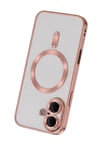 Mey İthalat®   iPhone 16 Kılıf Kross Magneticsafe Kapak - Rose