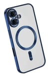 Mey İthalat®   iPhone 16 Kılıf Kross Magneticsafe Kapak - Lacivert