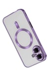 Mey İthalat®   iPhone 16 Kılıf Kross Magneticsafe Kapak - Mor