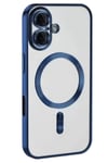 Mey İthalat®   iPhone 16 Kılıf Kross Magneticsafe Kapak - Lacivert