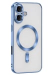 Mey İthalat®   iPhone 16 Kılıf Kross Magneticsafe Kapak - Sierra Blue