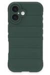 Mey İthalat®   iPhone 16 Kılıf Optimum Silikon - Koyu Yeşil
