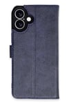 Mey İthalat®   iPhone 16 Kılıf Trend S Plus Kapaklı Kılıf - Lacivert