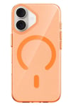 Mey İthalat®   iPhone 16 PC Blank Magsafe Kapak - Turuncu