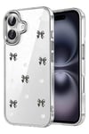 Mey İthalat®   iPhone 16 Plus Fiyonk Desenli Kapak - Desen 8