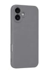 Mey İthalat®   iPhone 16 Plus Kılıf First Silikon - Gri