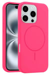 Mey İthalat®   iPhone 16 Pro Kılıf Jully Magsafe Kapak - Pembe