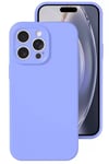 Mey İthalat®   iPhone 16 Pro Kılıf Nano içi Kadife Silikon - Lila