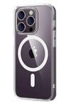 Mey İthalat®   iPhone 16 Pro Max Combo Sert Şeffaf Magsafe Kapak - Şeffaf