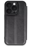 Mey İthalat®   iPhone 16 Pro Max Kılıf Flip Cover - Siyah