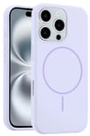 Mey İthalat®   iPhone 16 Pro Max Kılıf Jully Magsafe Kapak - Lila