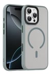 Mey İthalat®   iPhone 16 Pro Max Megane Magsafe Kapak - Titan Gri