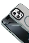 Mey İthalat®   iPhone 16 Pro Max Megane Magsafe Kapak - Titan Gri
