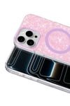 Mey İthalat®   iPhone 16 Pro Max Mila Dalgalı Magsafe Kapak - Lila