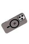 Mey İthalat®   iPhone 16 Pro Max PC Blank Magsafe Kapak - Siyah