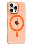 Mey İthalat®   iPhone 16 Pro Max PC Blank Magsafe Kapak - Turuncu