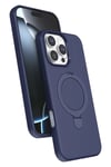 Mey İthalat®   iPhone 16 Pro Max Regal Magsafe Standlı Kapak - Lacivert