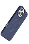 Mey İthalat®   iPhone 16 Pro Regal Magsafe Standlı Kapak - Lacivert