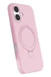 Mey İthalat®   iPhone 16 Regal Magsafe Standlı Kapak - Açık Pembe